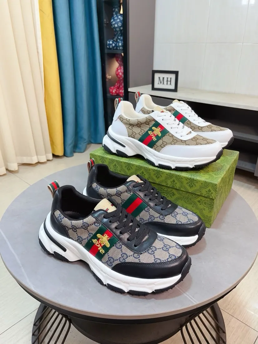 Men's shoes 💰458🌹🌹[GUCCI] Gucci's new lace-up casual men's shoes are on the market first, and the materials and workmanship are superior to all versions on the market. The highest quality shipped first-layer cowhide with imported original perforated materials➕Genuine leather lining, privately molded soft outsole, high foot comfort, imported special materials highlight the brand's unique charm, high-end customization 38-44
